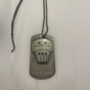 Oakley Dog Tag Serialized 0004053
